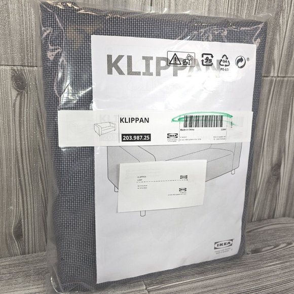 IKEA Other - IKEA KLIPPAN Kabusa Dark Gray Cover Loveseat - 203.987.25 - NEW